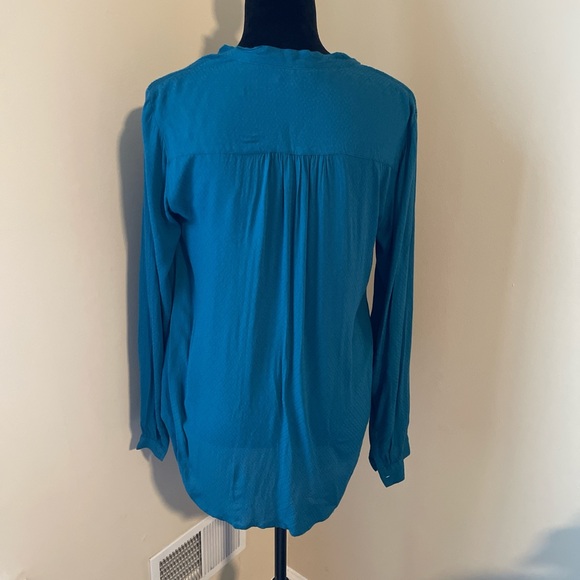Maeve by Anthropologie Teal Blouse - Picture 3 of 5